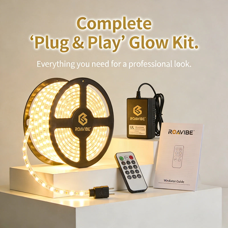 Roavibe™ LuminaLine: Ultra-Seamless COB Mood Strip