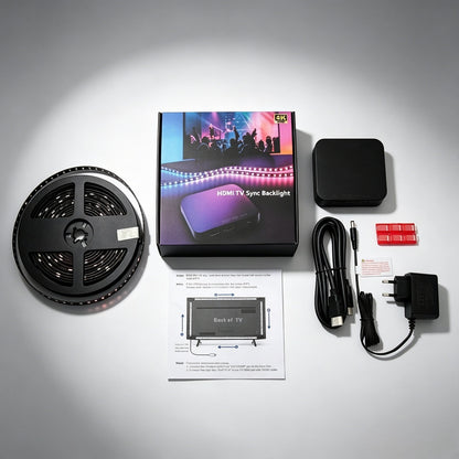 Smart HDMI TV Sync Light Kit | RGBIC Zero Delay