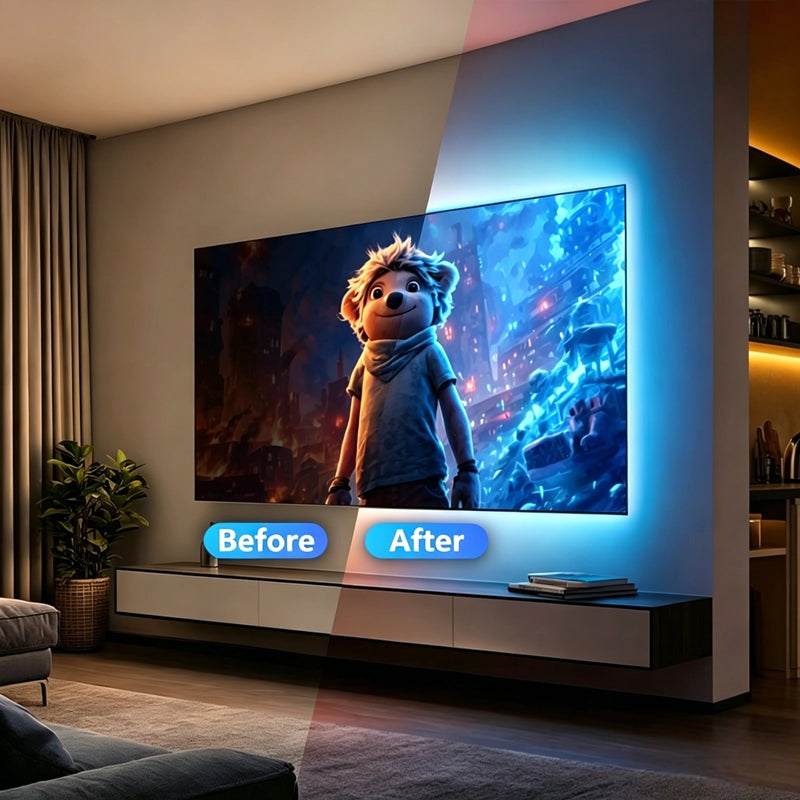 Smart HDMI TV Sync Light Kit | RGBIC Zero Delay