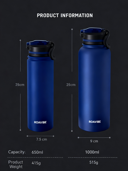 ROAVIBE Insulated Filter Water Bottle - 0.01 Micron Accuracy